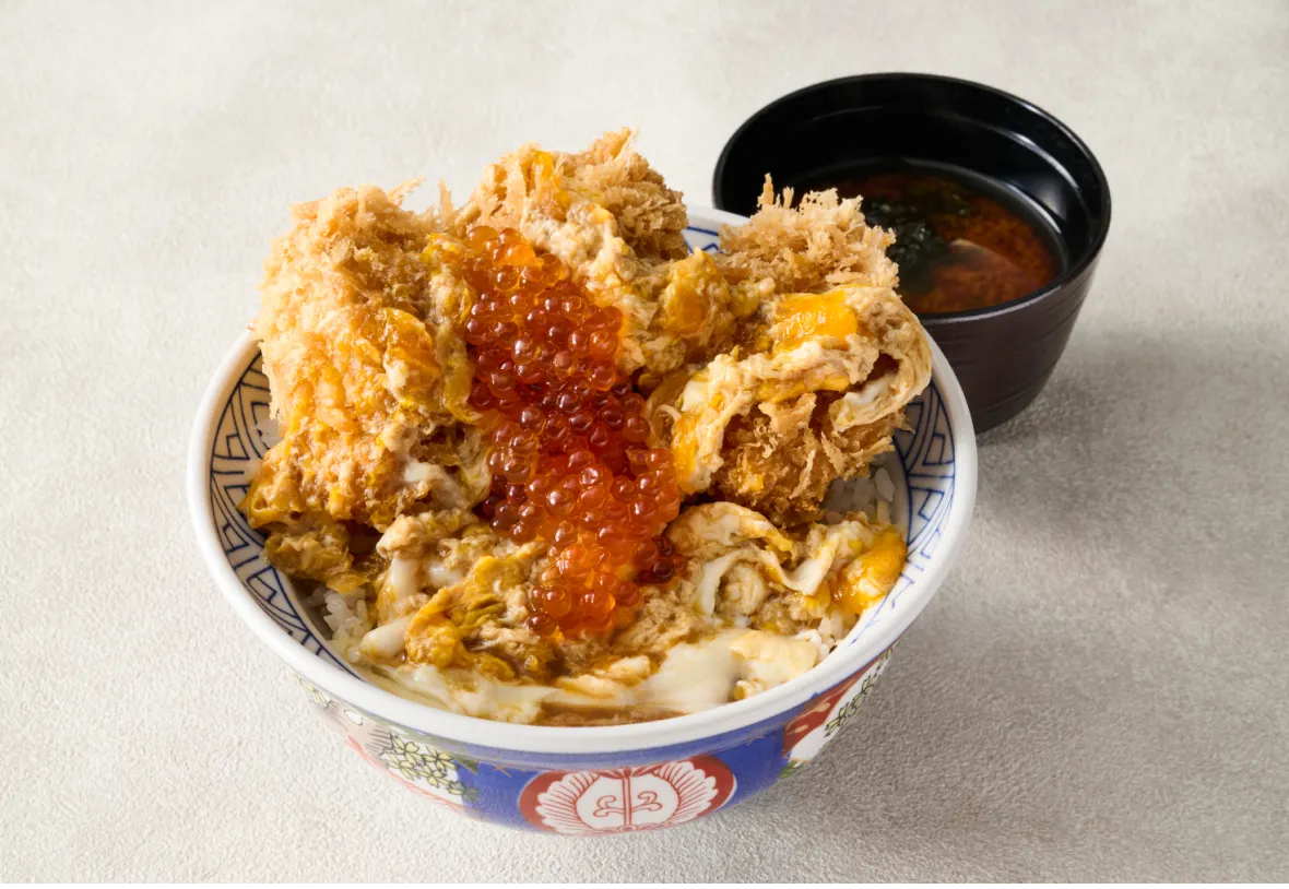 国産豚ヒレカツ丼 〜いくら添え〜